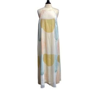 Cato Multi Color Halter Dress Size Large New